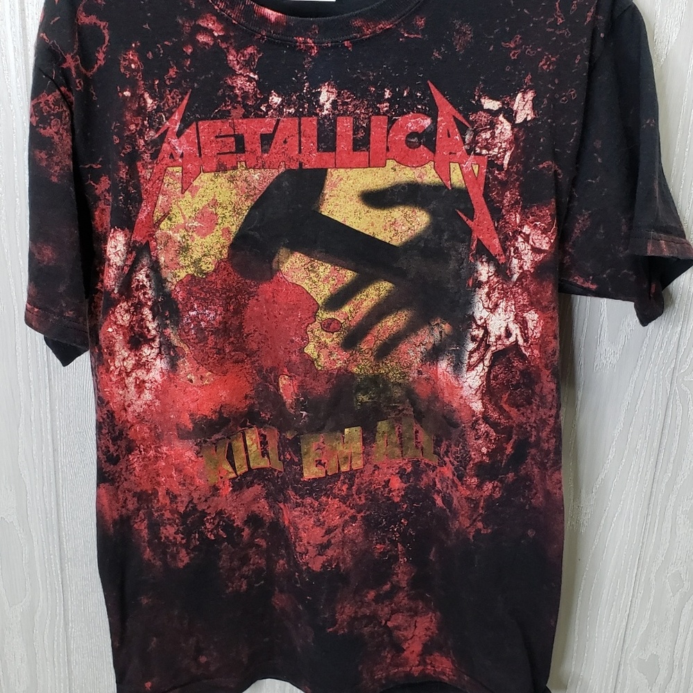Metallica Mens Medium Rock Shirt